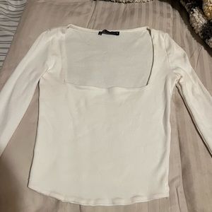Square neck cropped top